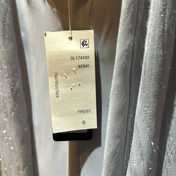 NWT SL Fashions New York Color Gray Silver Size 8 - Picture 8 of 11